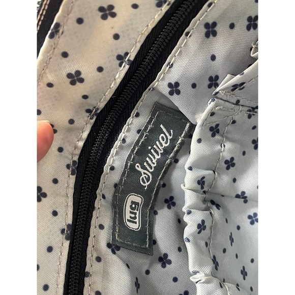 Lug Swivel Convertible Crossbody Bag Lily Grey RFID Protected - Picture 6 of 8